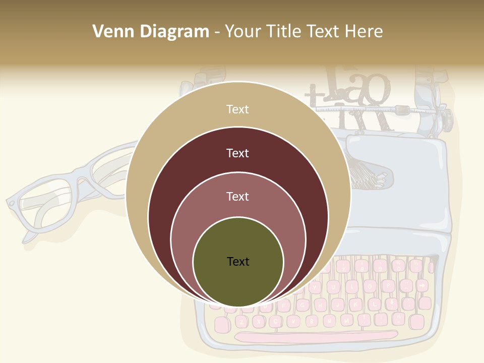 Details Type Eyeglasses PowerPoint Template