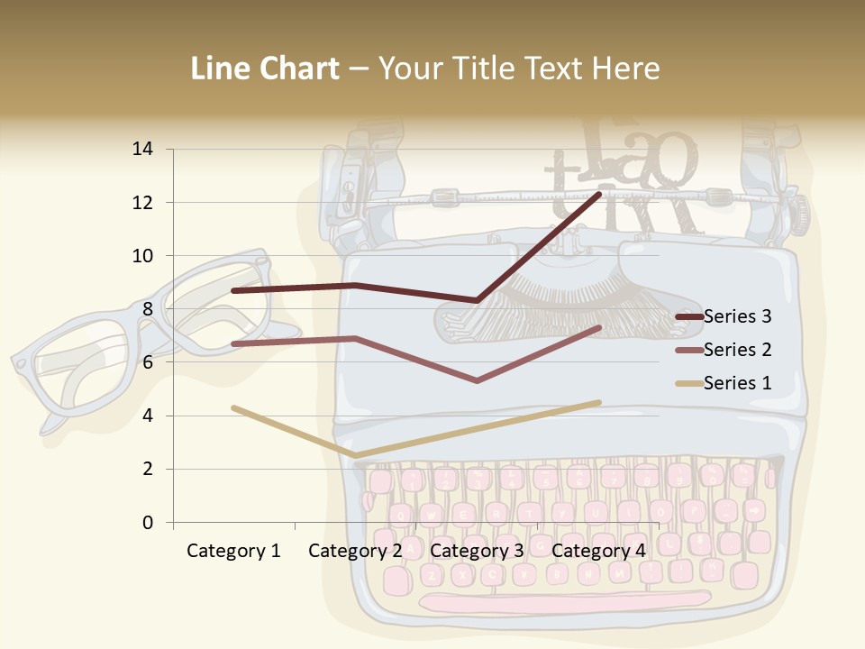 Details Type Eyeglasses PowerPoint Template