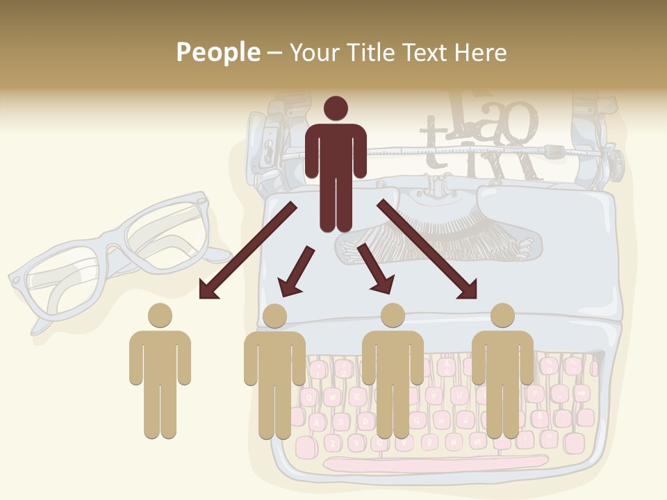 Details Type Eyeglasses PowerPoint Template