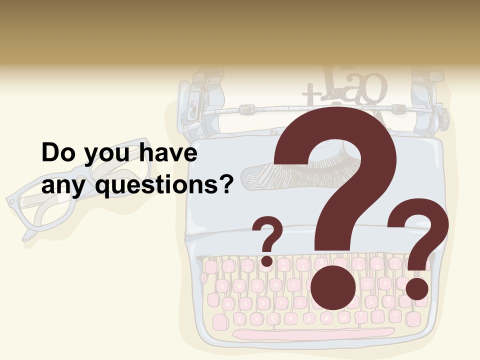 Details Type Eyeglasses PowerPoint Template