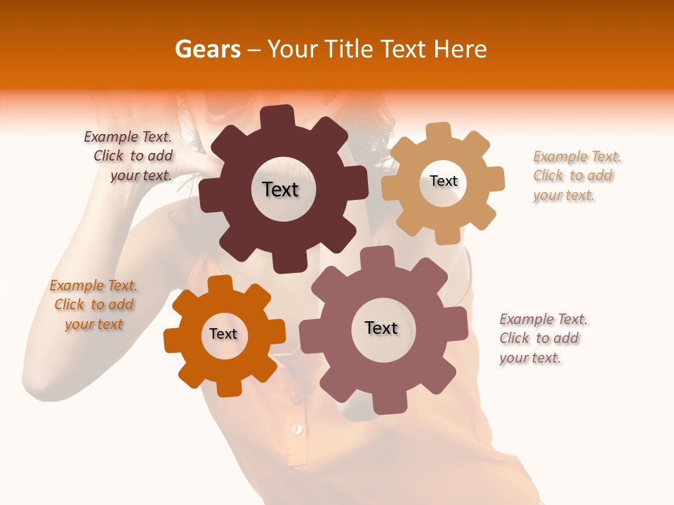 Happy Teeth Shouting PowerPoint Template