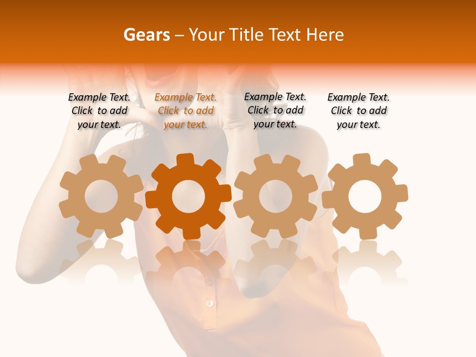 Happy Teeth Shouting PowerPoint Template