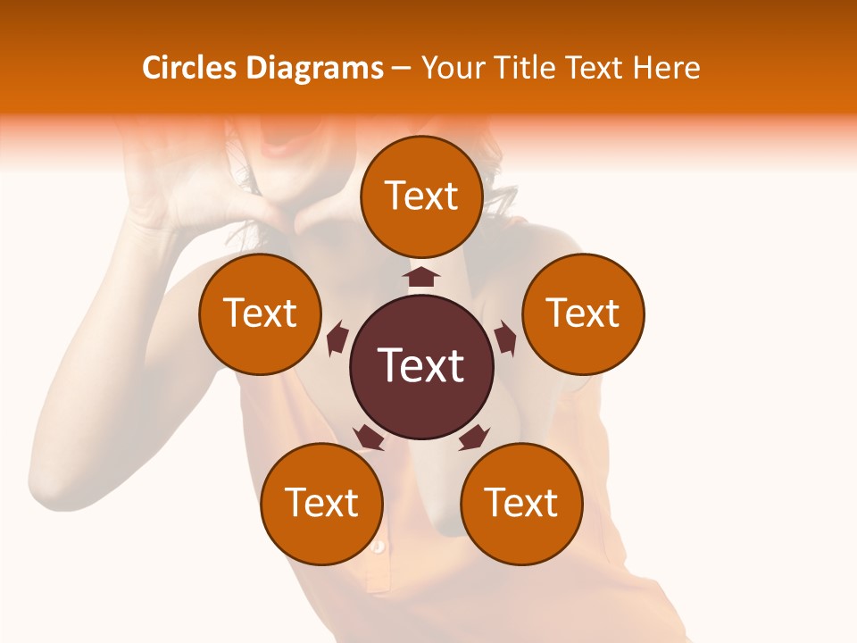 Happy Teeth Shouting PowerPoint Template