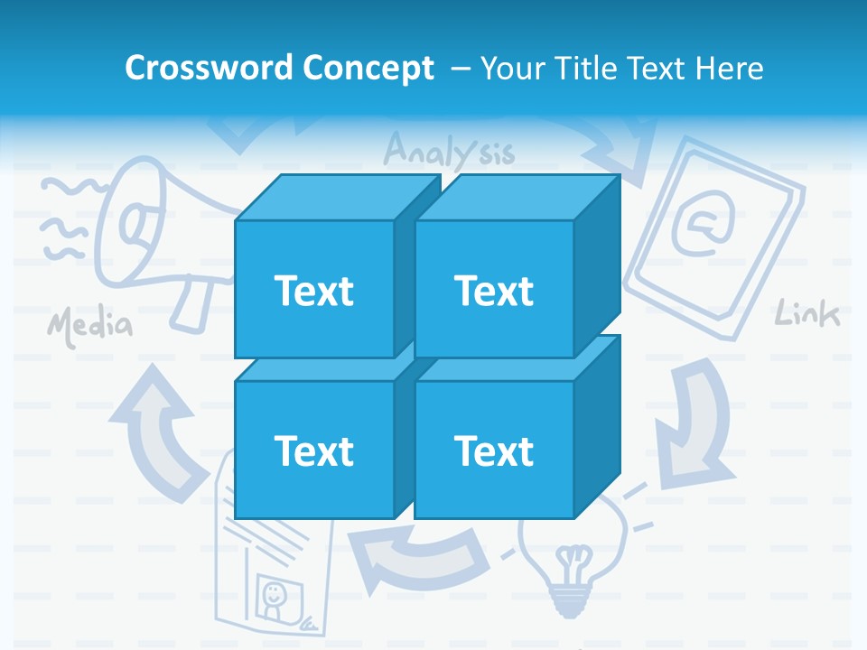 Text Search Simple PowerPoint Template