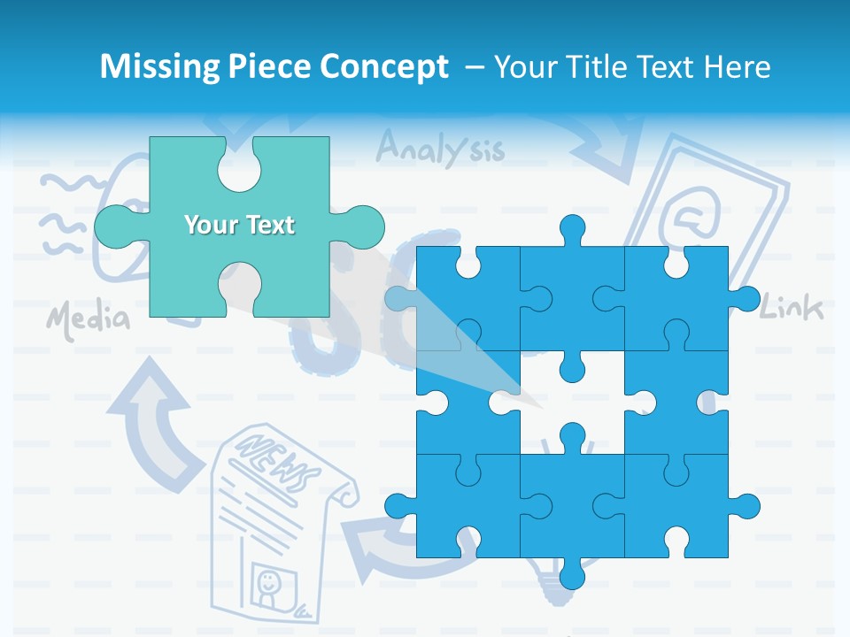 Text Search Simple PowerPoint Template