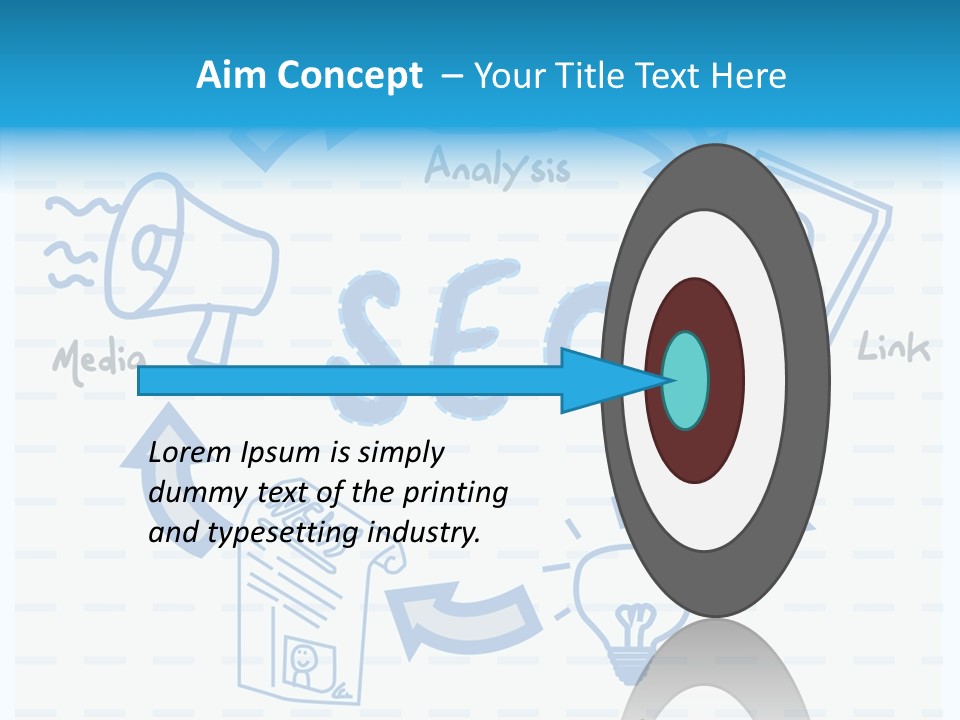 Text Search Simple PowerPoint Template