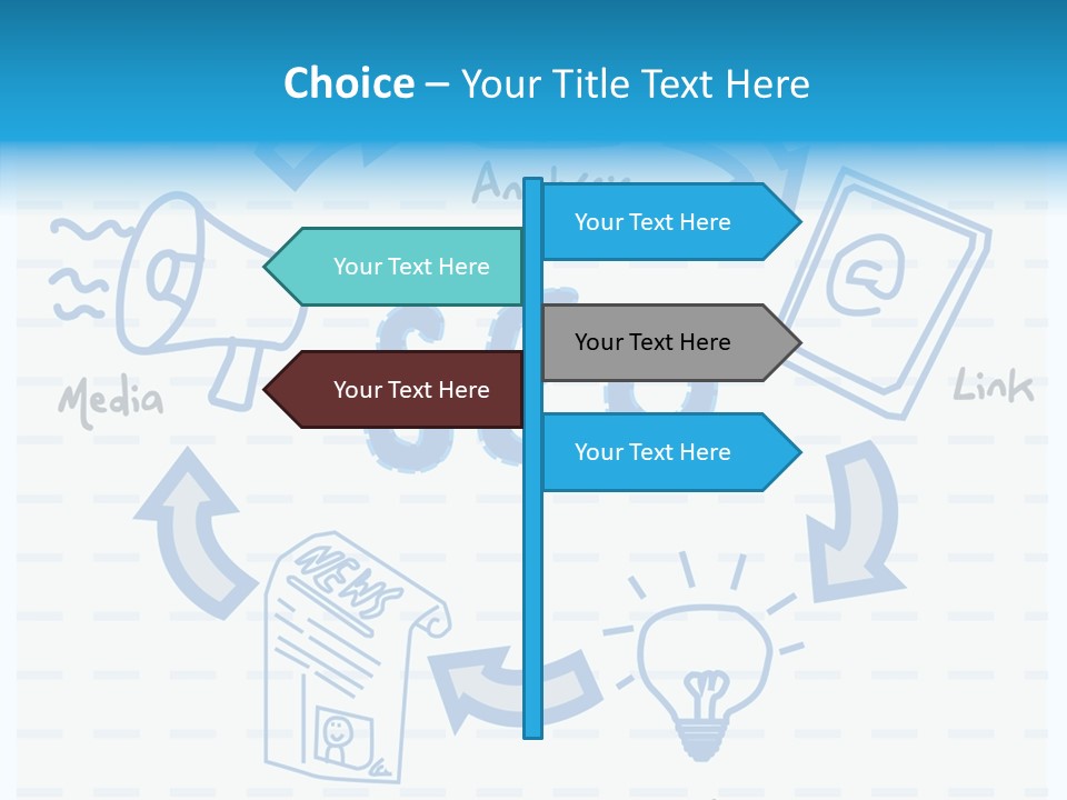 Text Search Simple PowerPoint Template