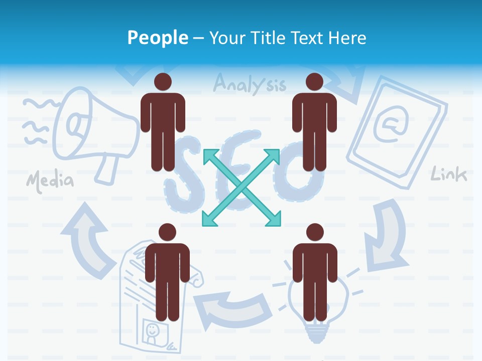 Text Search Simple PowerPoint Template