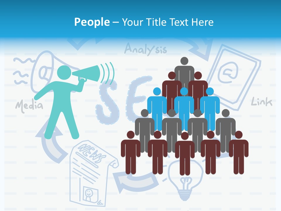 Text Search Simple PowerPoint Template