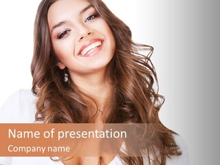 Female Positive  PowerPoint Template