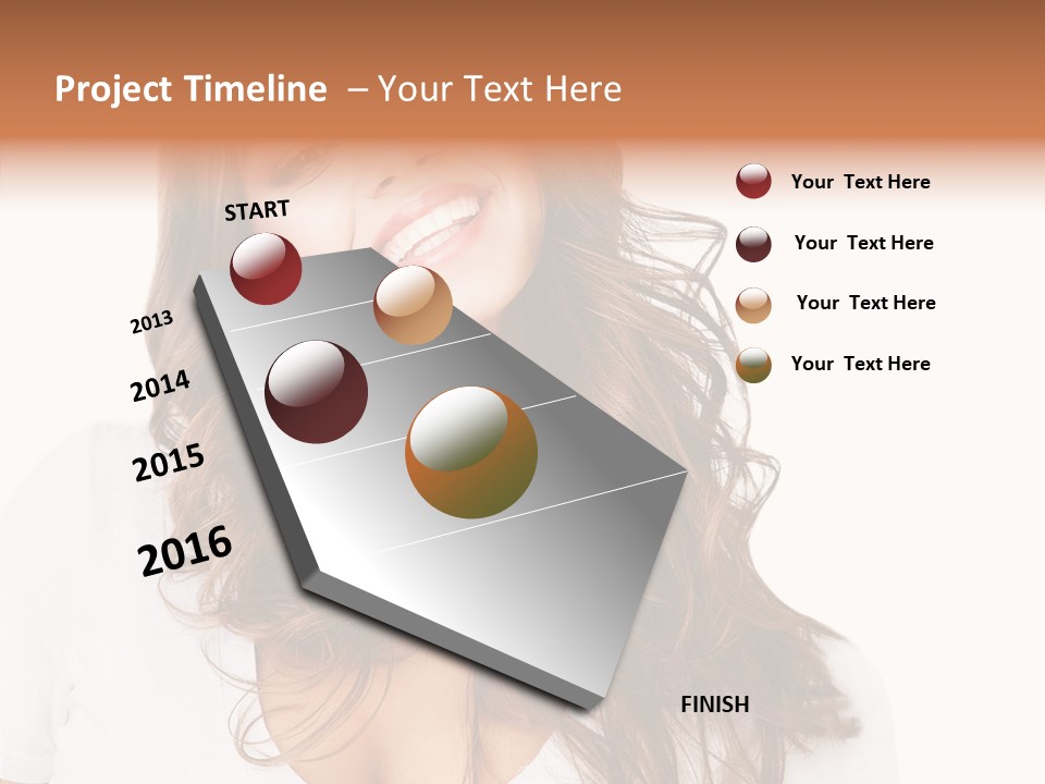 Female Positive  PowerPoint Template