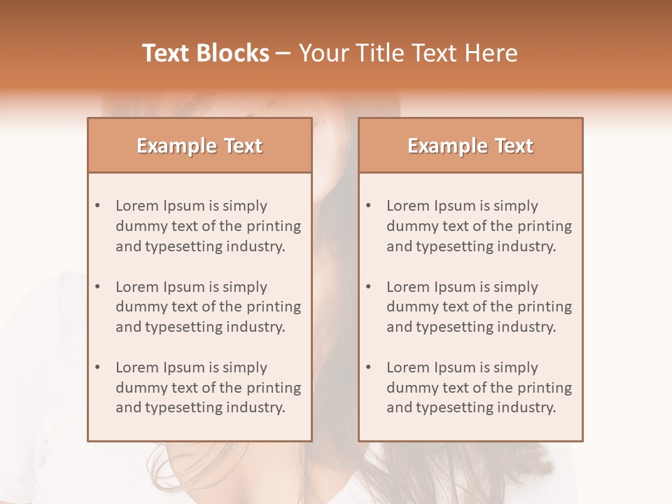 Female Positive  PowerPoint Template