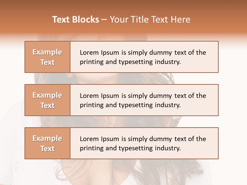 Female Positive  PowerPoint Template