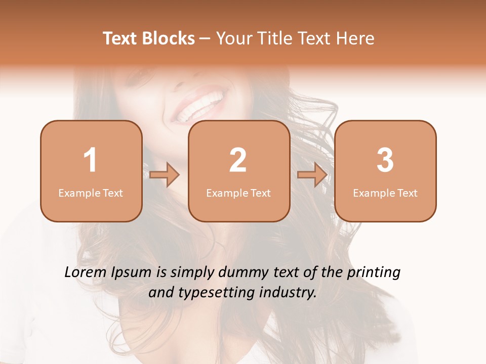 Female Positive  PowerPoint Template