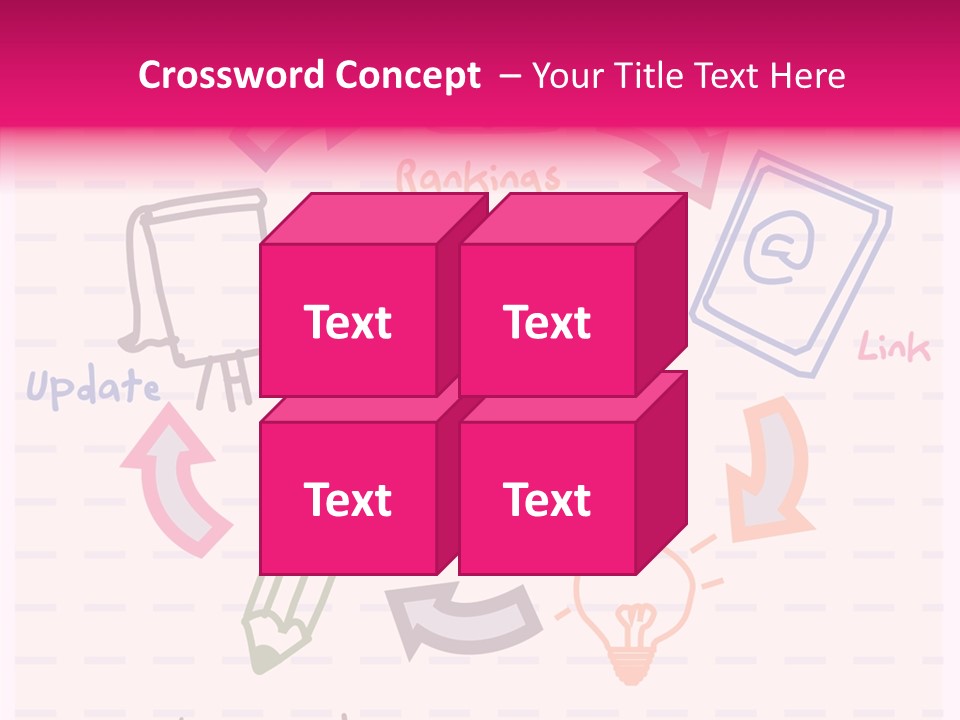 Word Sketch Tablet PowerPoint Template