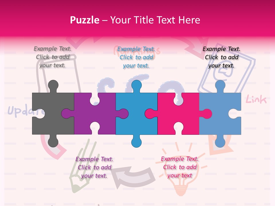 Word Sketch Tablet PowerPoint Template