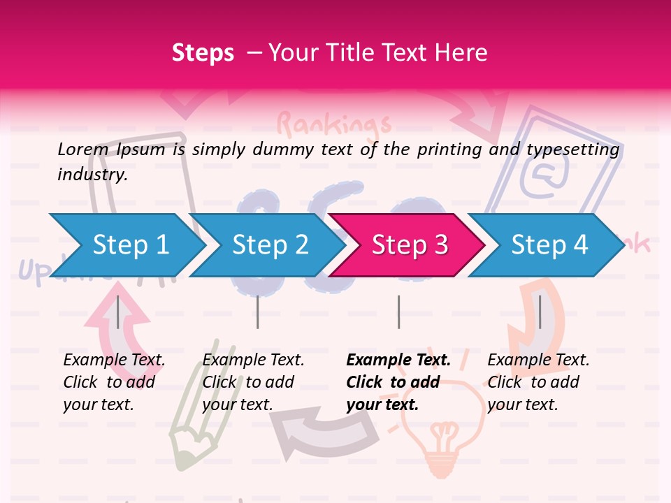 Word Sketch Tablet PowerPoint Template