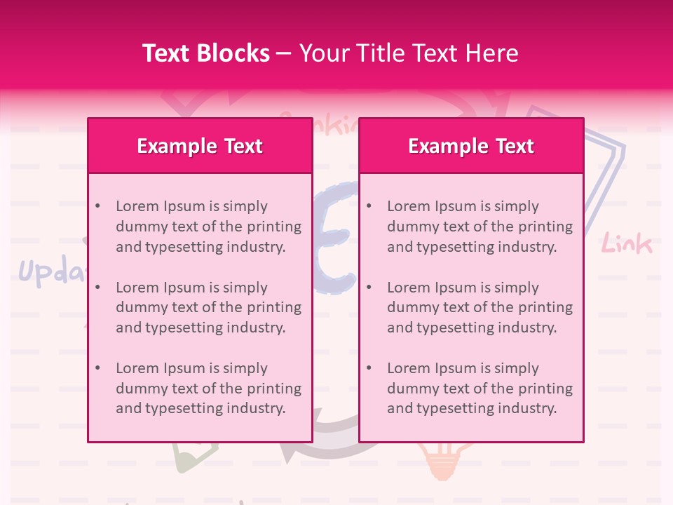 Word Sketch Tablet PowerPoint Template