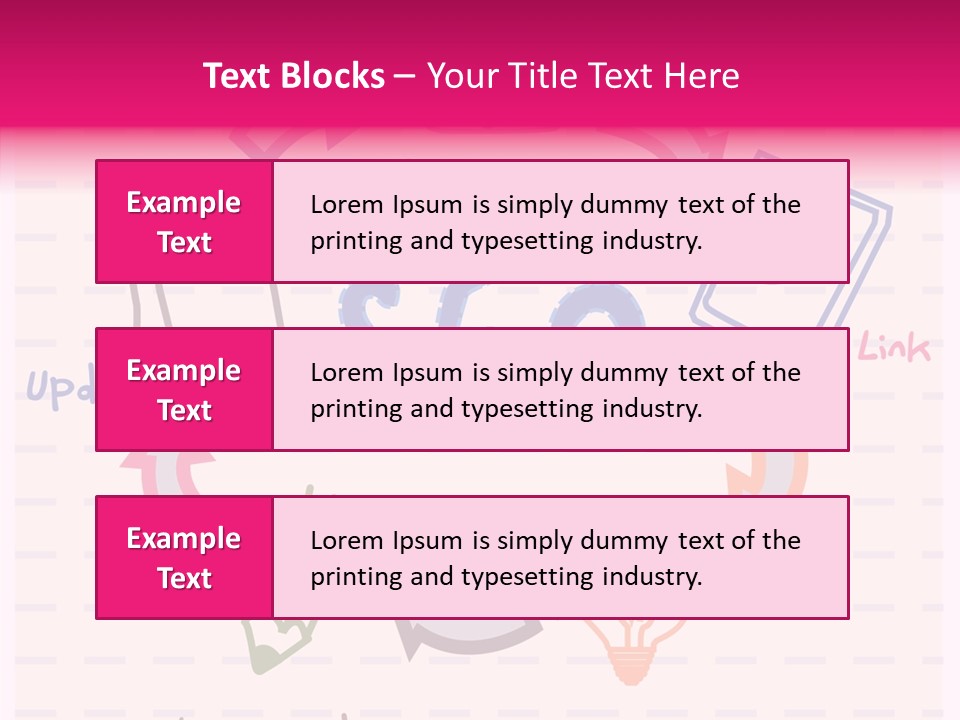 Word Sketch Tablet PowerPoint Template