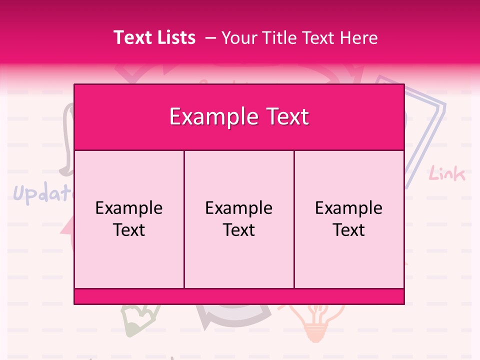 Word Sketch Tablet PowerPoint Template