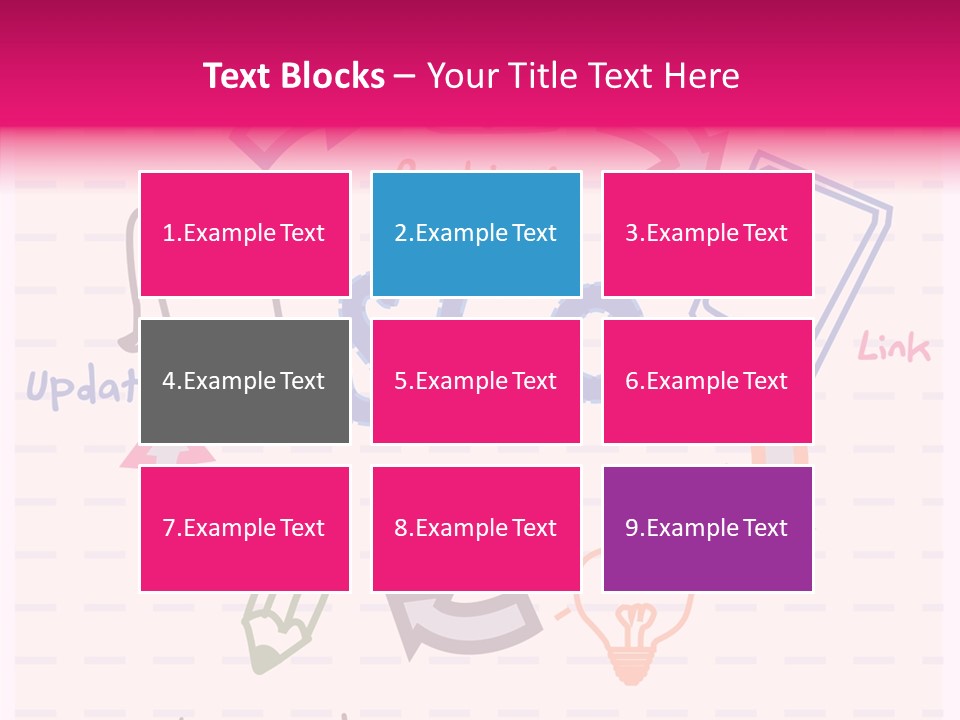 Word Sketch Tablet PowerPoint Template