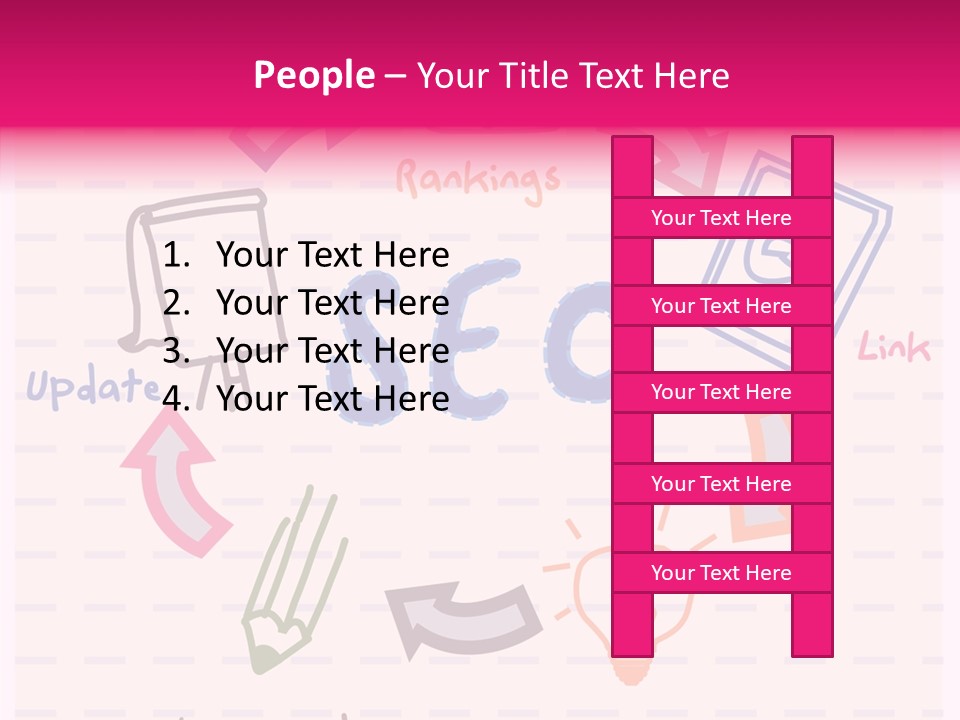 Word Sketch Tablet PowerPoint Template