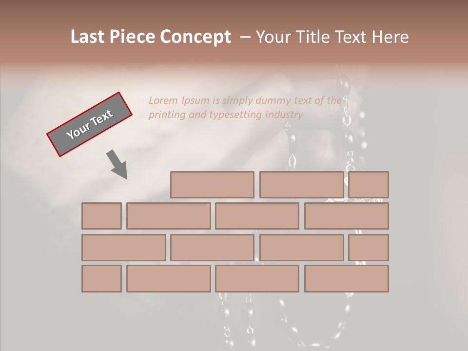 Christian Love Cross PowerPoint Template