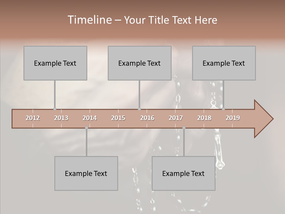 Christian Love Cross PowerPoint Template