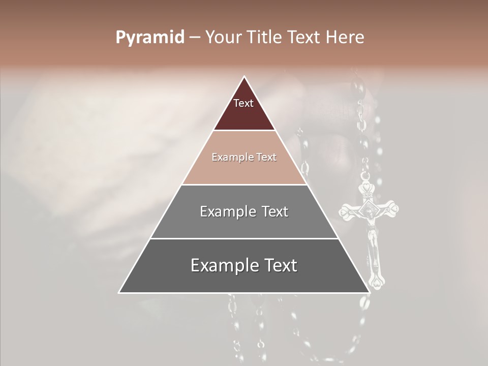 Christian Love Cross PowerPoint Template