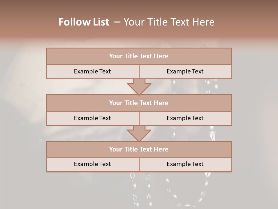 Christian Love Cross PowerPoint Template