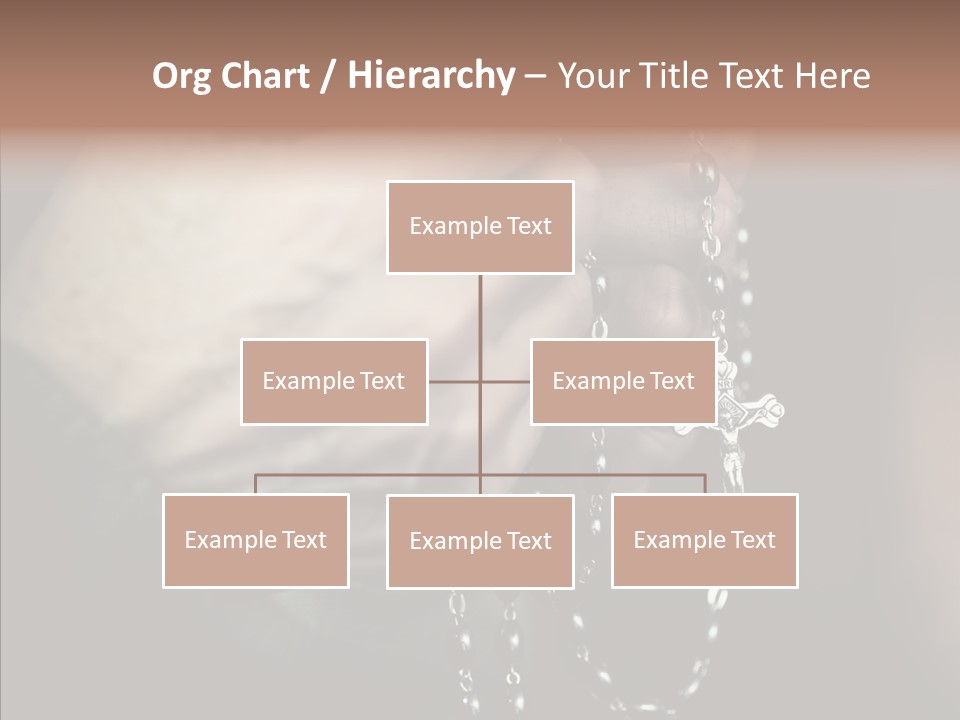 Christian Love Cross PowerPoint Template