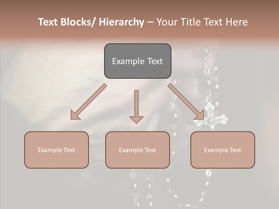 Christian Love Cross PowerPoint Template