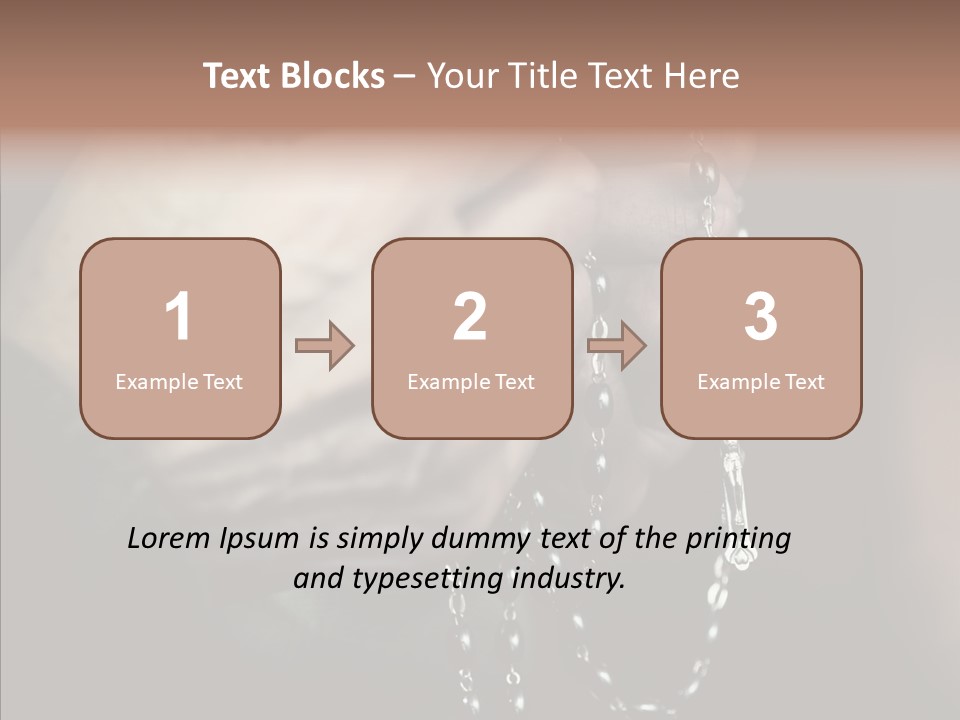 Christian Love Cross PowerPoint Template