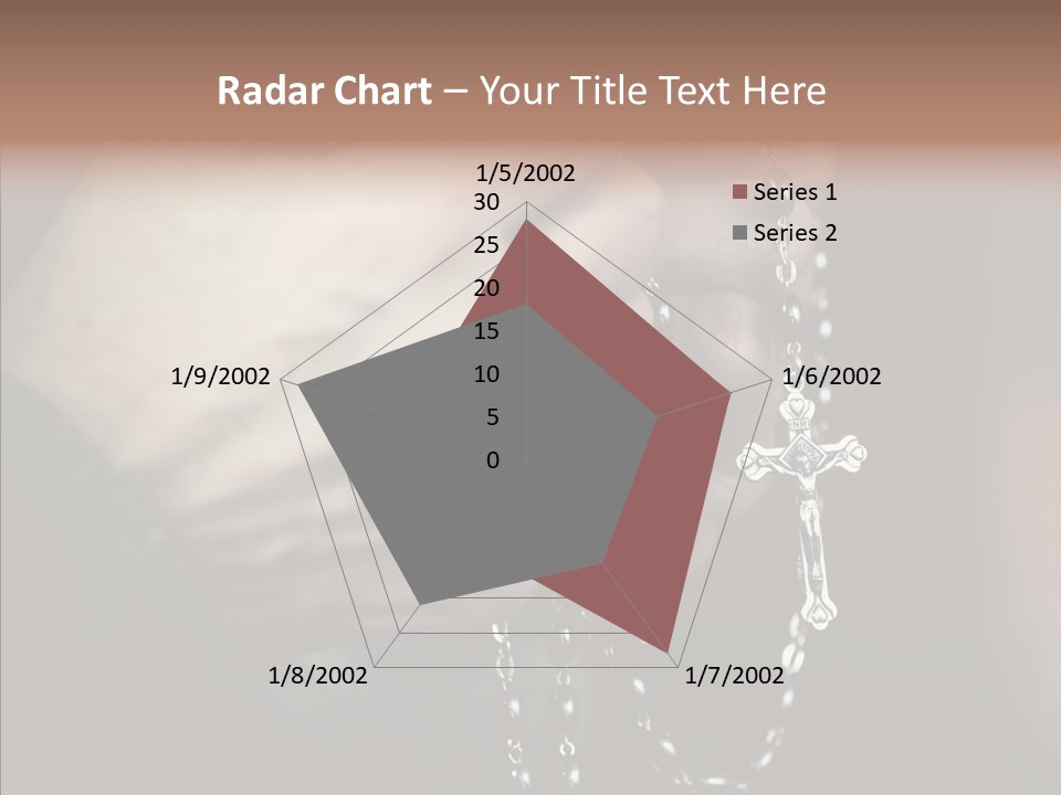 Christian Love Cross PowerPoint Template