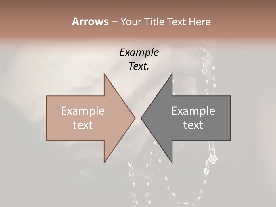 Christian Love Cross PowerPoint Template