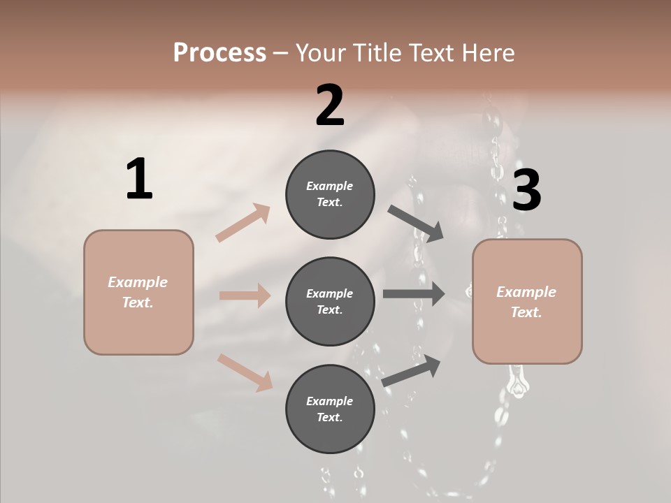 Christian Love Cross PowerPoint Template