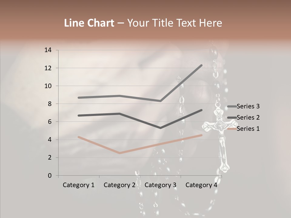 Christian Love Cross PowerPoint Template