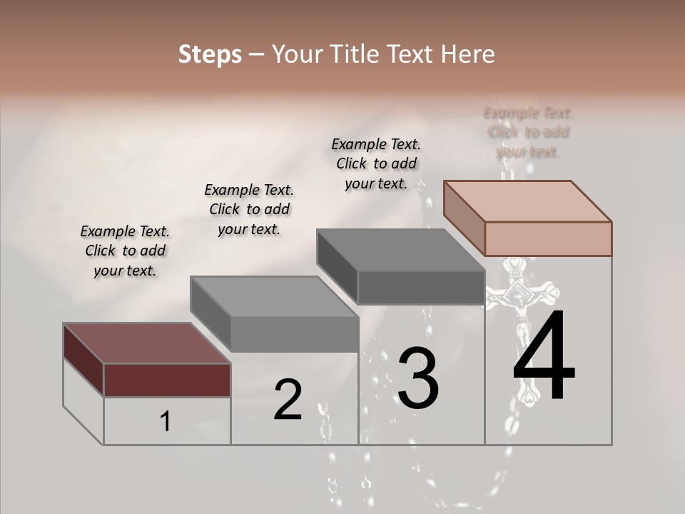 Christian Love Cross PowerPoint Template