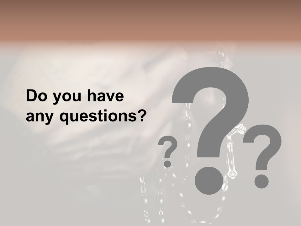 Christian Love Cross PowerPoint Template