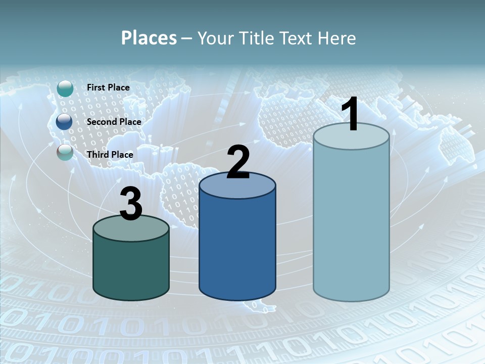 Earth Planet Fiber Optic PowerPoint Template
