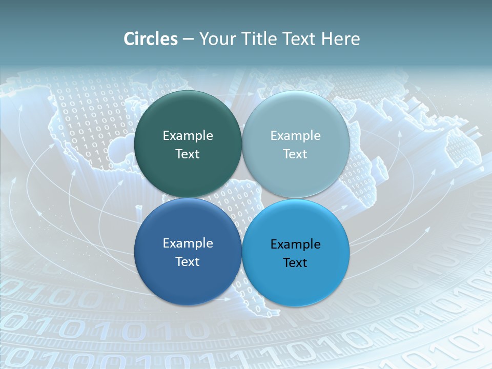 Earth Planet Fiber Optic PowerPoint Template