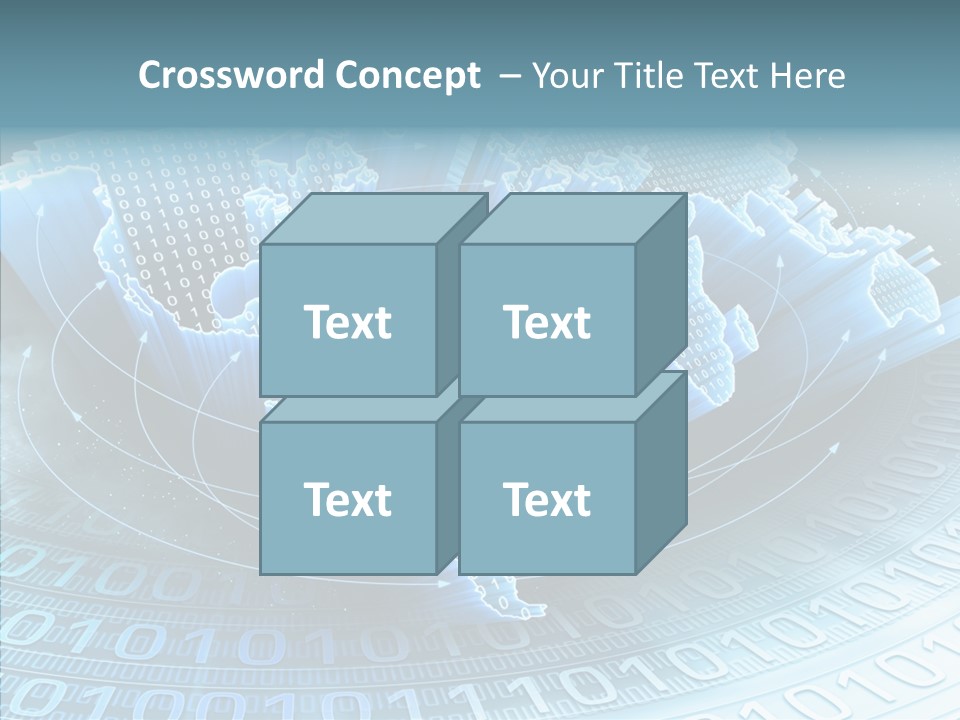 Earth Planet Fiber Optic PowerPoint Template