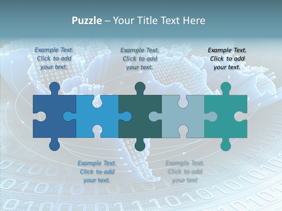 Earth Planet Fiber Optic PowerPoint Template