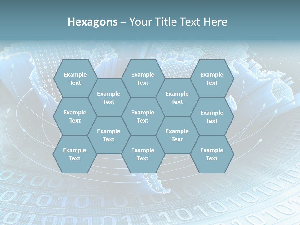 Earth Planet Fiber Optic PowerPoint Template