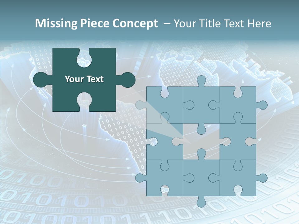 Earth Planet Fiber Optic PowerPoint Template