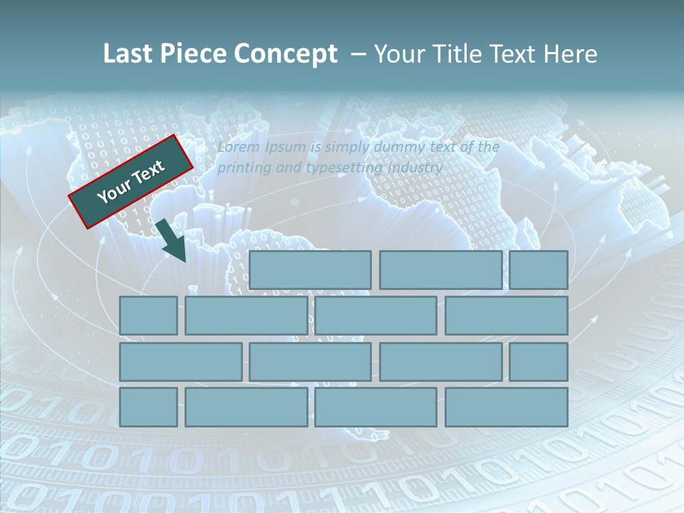 Earth Planet Fiber Optic PowerPoint Template