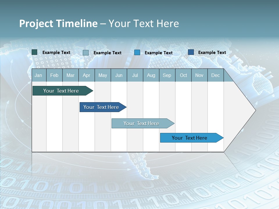 Earth Planet Fiber Optic PowerPoint Template