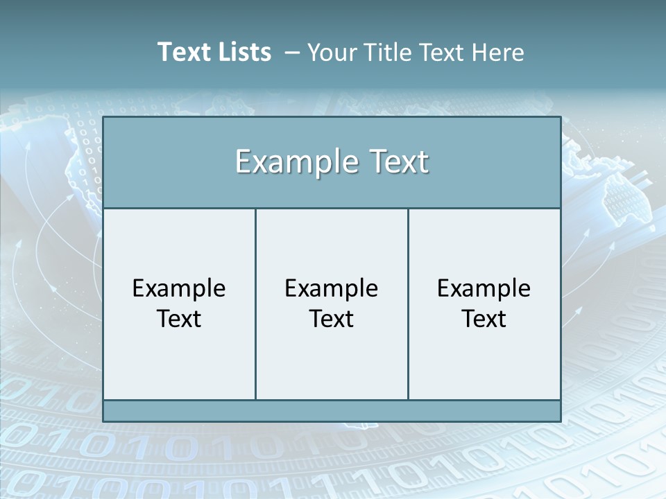 Earth Planet Fiber Optic PowerPoint Template
