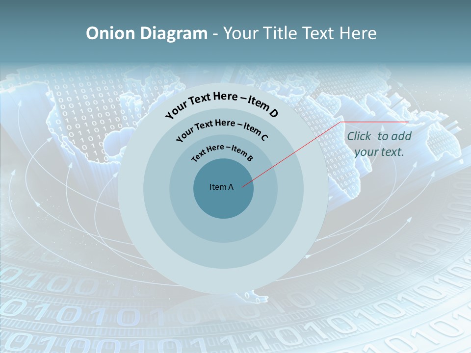 Earth Planet Fiber Optic PowerPoint Template