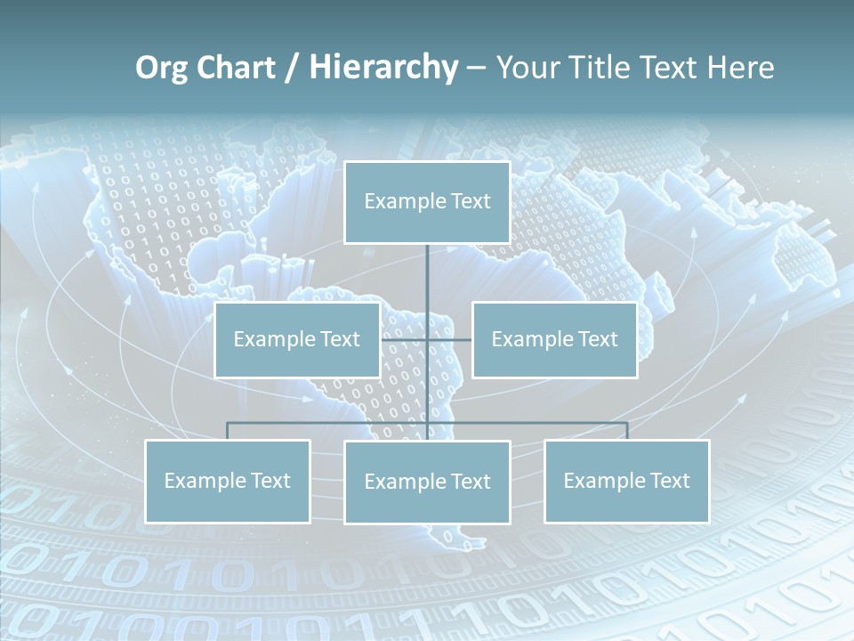 Earth Planet Fiber Optic PowerPoint Template